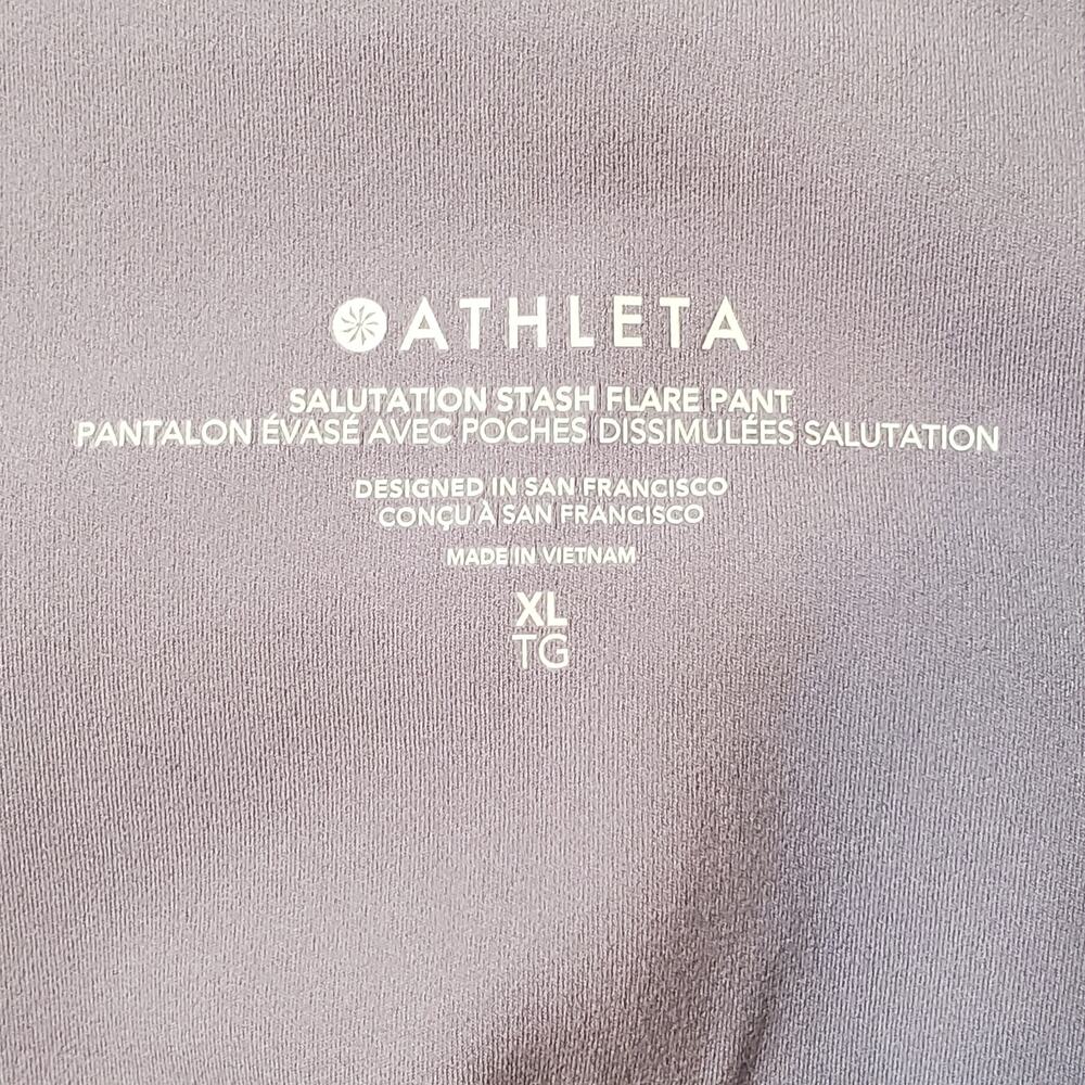 Athleta Women's Size XL Salutation Stash Flare Pant Purple 465607 - Picture 6 of 9
